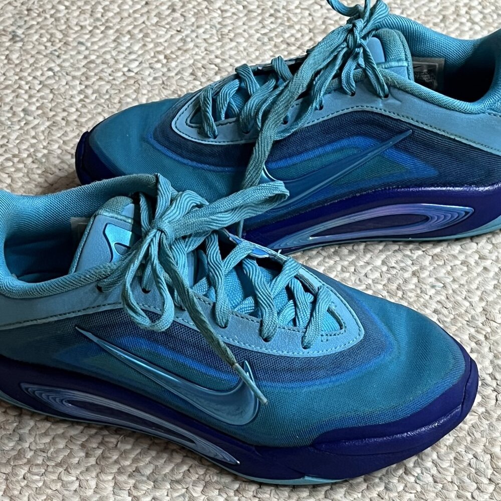 Nike A'One Indigo Girl Youth Blue Fury Size 2Y Youth HF7001-400 Aja Wilson 2025